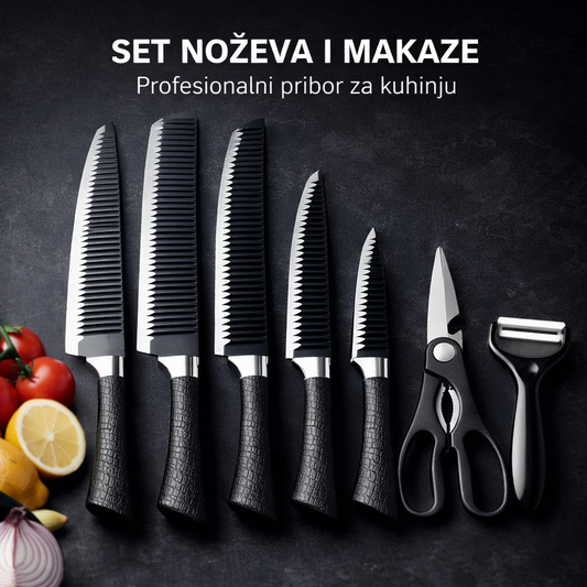 SET NOZEVA + MAKAZE I LJUŠTILO